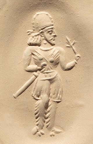 Файл:Sassanian seal standing noble holding a flower, ca. 3rd–early 4th century AD.jpg