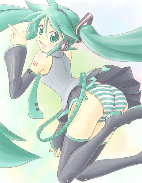 Файл:Miku and her stripped pantsu jump.jpg