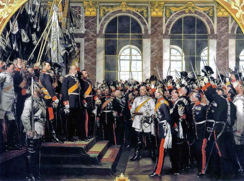 Файл:A v Werner - Kaiserproklamation am 18 Januar 1871 (3. Fassung 1885).jpg