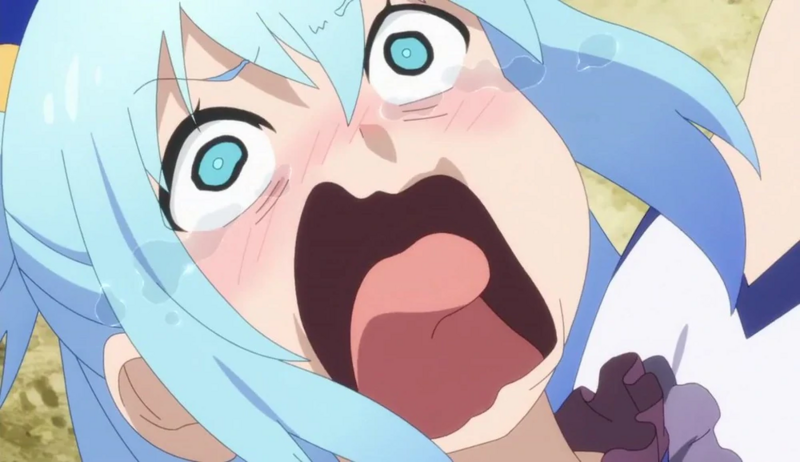 Файл:KonoSuba Aqua screaming.png