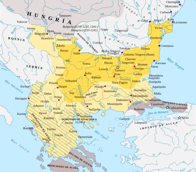 Файл:Болгария при Иване Асене II.png
